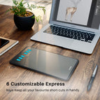 Huion Inspiroy H640P Graphics Drawing Tablet with Battery-Free Stylus