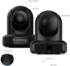Amcrest ProHD 1080P WiFi Camera 2MP (1920TVL) Indoor Pan/Tilt Security Wireless IP Camera IP2M-841B (Black)