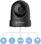 Amcrest 4MP UltraHD Indoor WiFi Camera, Security IP Camera with Pan/Tilt, Two-Way Audio, Night Vision, Remote Viewing,  IP4M-1051B (Black)