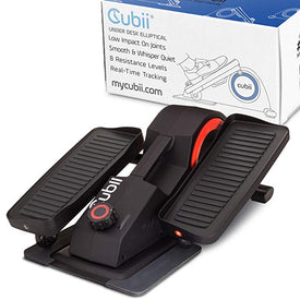 Cubii Pro Under Desk Elliptical, Bluetooth Enabled, Sync with Fitbit and HealthKit, Adjustable Resistance, Easy Assembly
