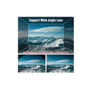 Desview-T2-Teleprompter for Smartphone Tablet DSLR Camera Portable Teleprompter Kit with Remote Control & Lens Adapter Rings Bundle with Lens Cleaning Cloth