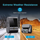VIOFO A129 Duo Dual Lens Dash Cam Full HD 1080P 140° Wide Angle Front and Rear Dashboard Camera w/GPS WiFi, Parking Mode, Supercapacitor, Low Light Vision G-Sensor