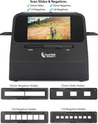 ClearClick QuickConvert 2.0 Photo & Negative Scanner - Convert 35mm Slides to Digital