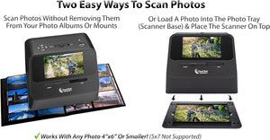 ClearClick QuickConvert 2.0 Photo & Negative Scanner - Convert 35mm Slides to Digital