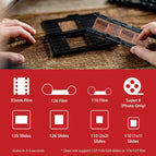 Magnasonic Film Scanner - 22MP Slide & Negative Scanner with 2.4" LCD Display