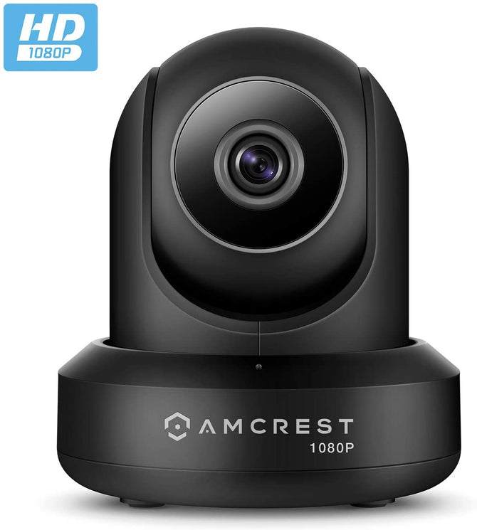 Amcrest ProHD 1080P WiFi Camera 2MP (1920TVL) Indoor Pan/Tilt Security Wireless IP Camera IP2M-841B (Black)