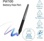 Huion H610PRO V2 Graphics Drawing Tablet with 8192 Battery-Free Stylus Tilt Function