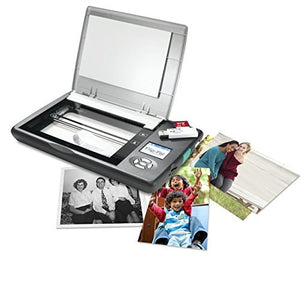 Flip-Pal mobile scanner with 4GB SD card and USB adapter. EasyStitch and StoryScans talking images software